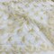 1 Yard Corded Bridal Lace Fabric Embroidered on 100 Percent Polyester Net Mesh White 56 inch Width